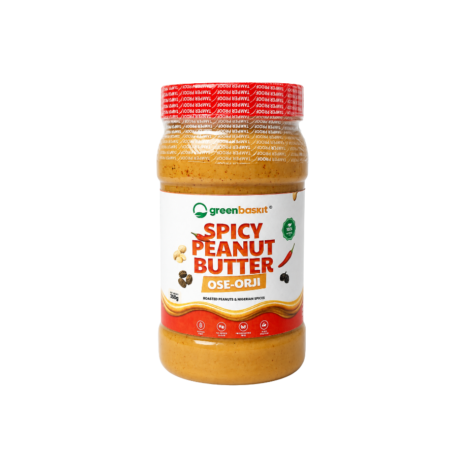green baskit spicy peanut butter - ose-orji