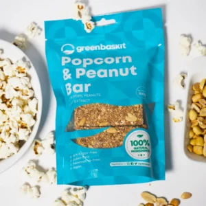 popcorn and peanut bar