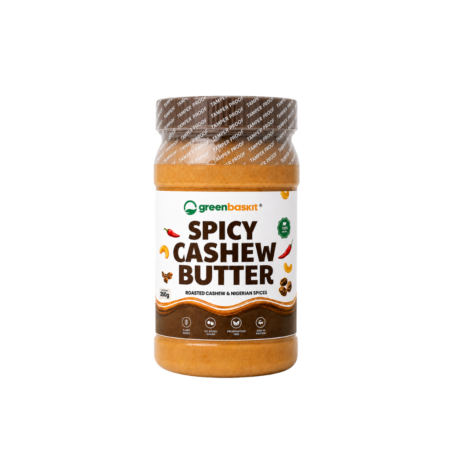 green baskit spicy cashew butter