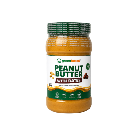 green baskit Peanut butter with dates