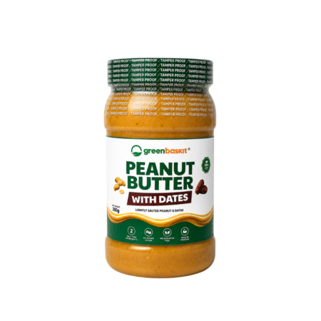 green baskit Peanut butter with dates
