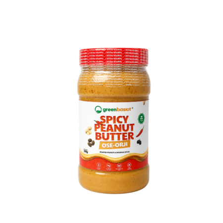 green baskit spicy peanut butter - ose-orji